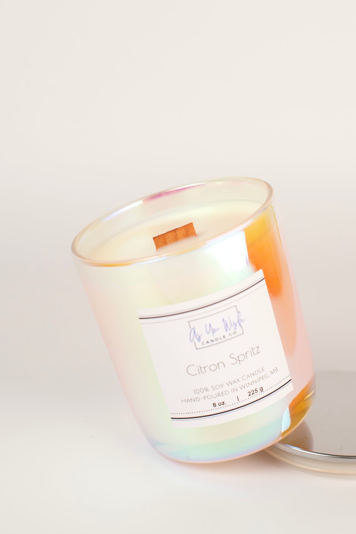 8 oz. Iridescent Jar Soy Candle
