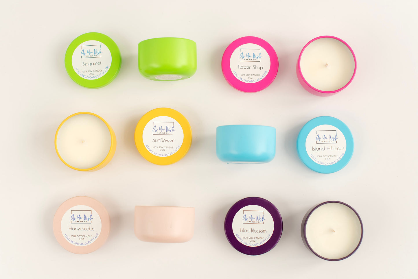 2 oz. ‘Mini’ Soy Candle Tin