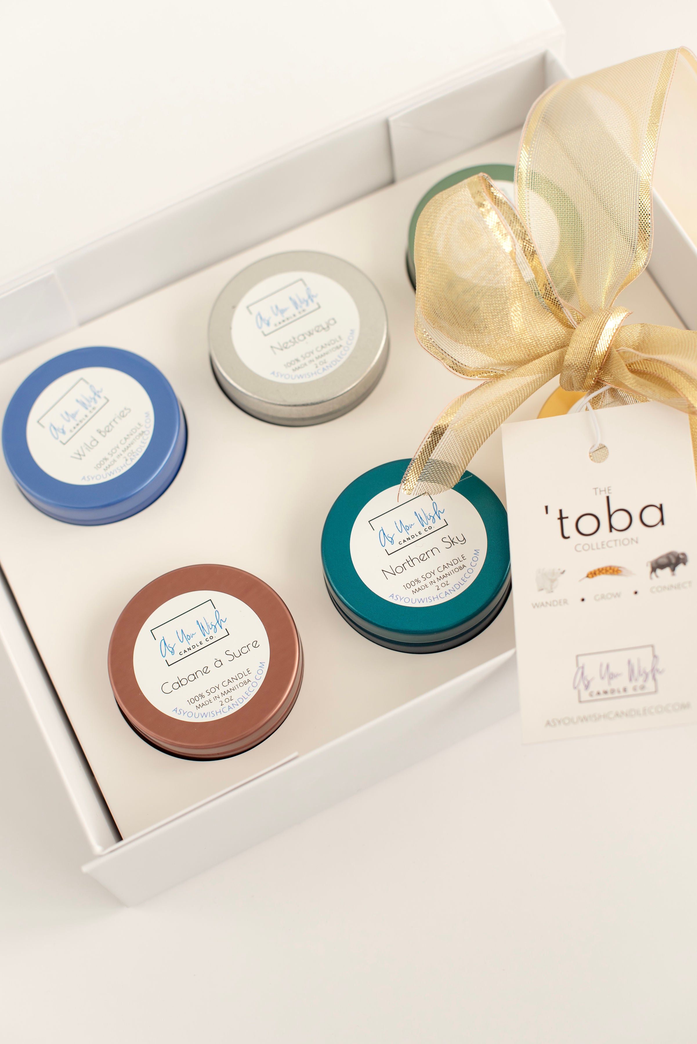 The 'TOBA Collection – As You Wish Candle Co.