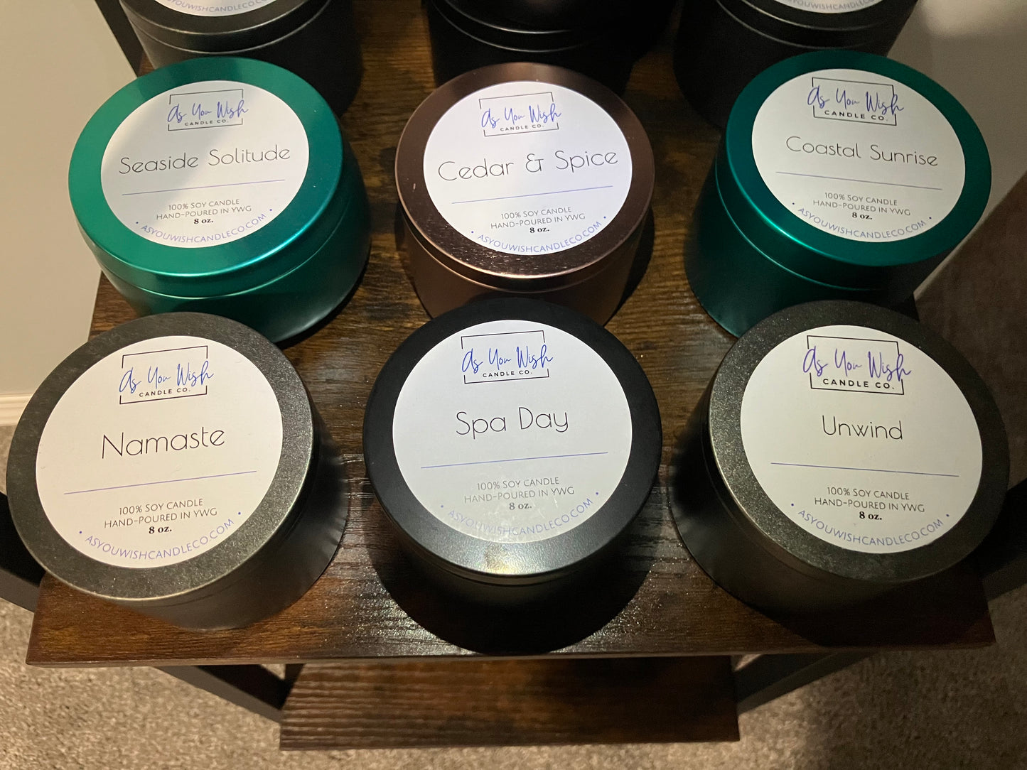 8 oz. Candle Tin
