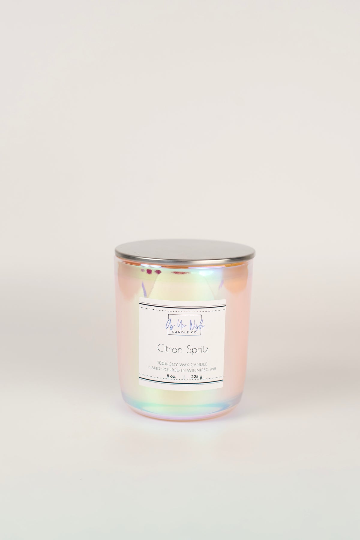 8 oz. Iridescent Jar Soy Candle