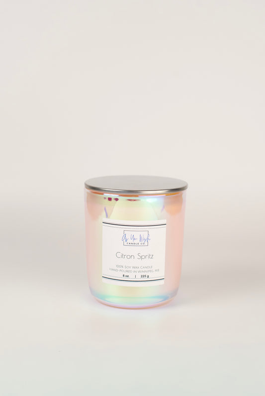 8 oz. Iridescent Jar Soy Candle