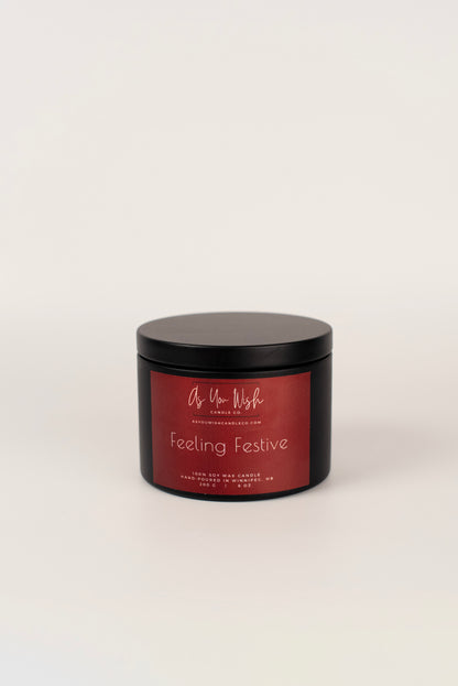 Holiday 8 oz. Soy Candle Tin