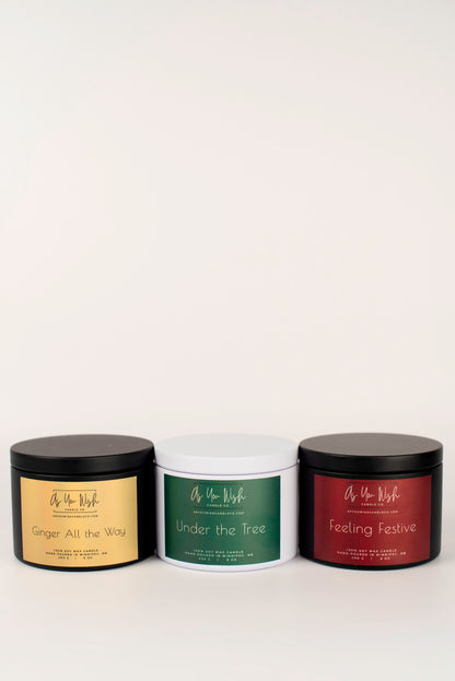 Holiday 8 oz. Soy Candle Tin