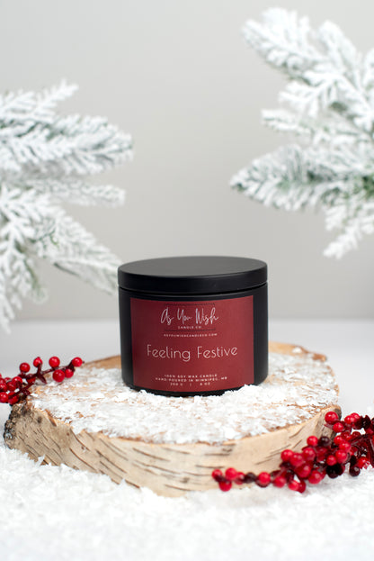 Holiday 8 oz. Soy Candle Tin