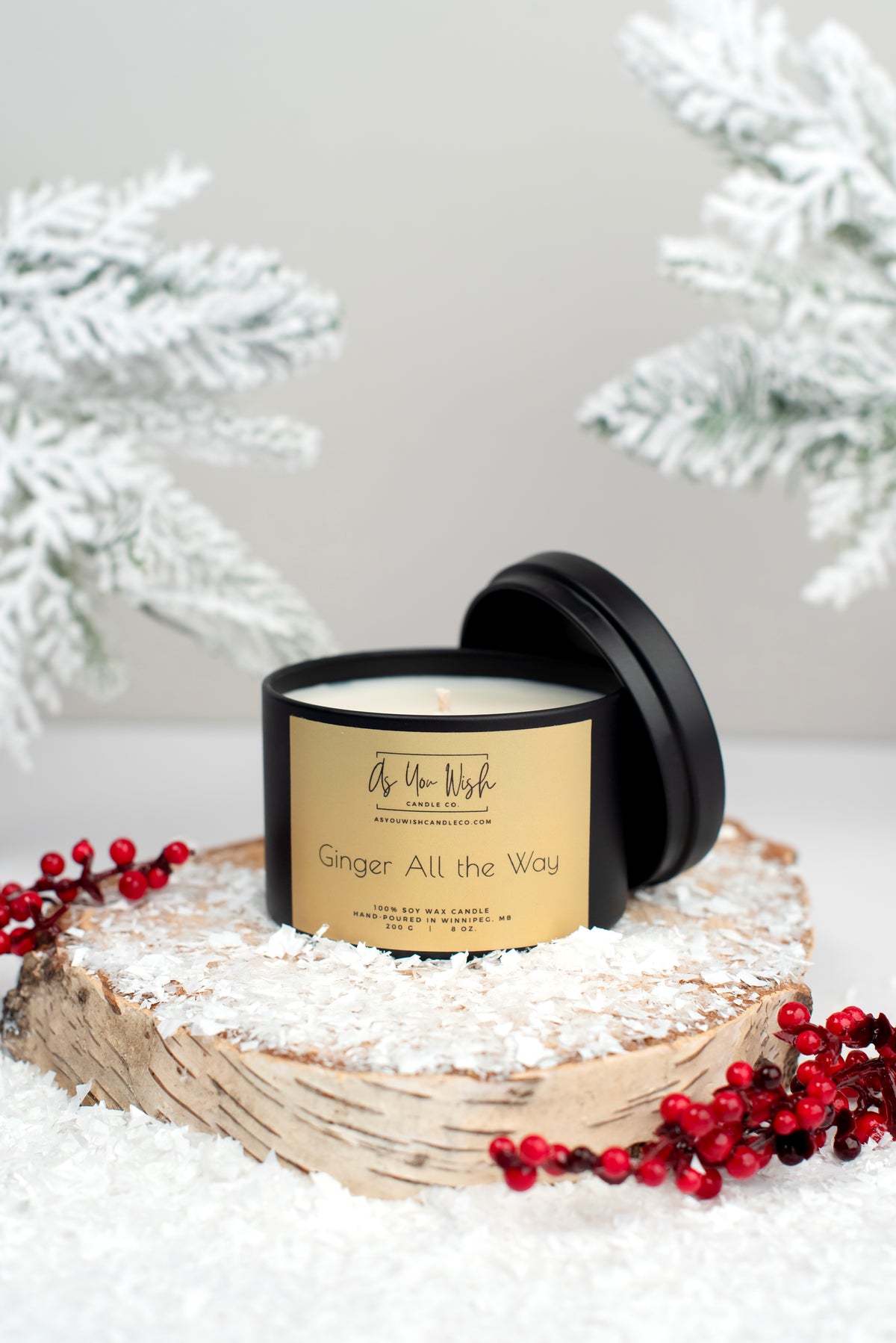 Holiday 8 oz. Soy Candle Tin