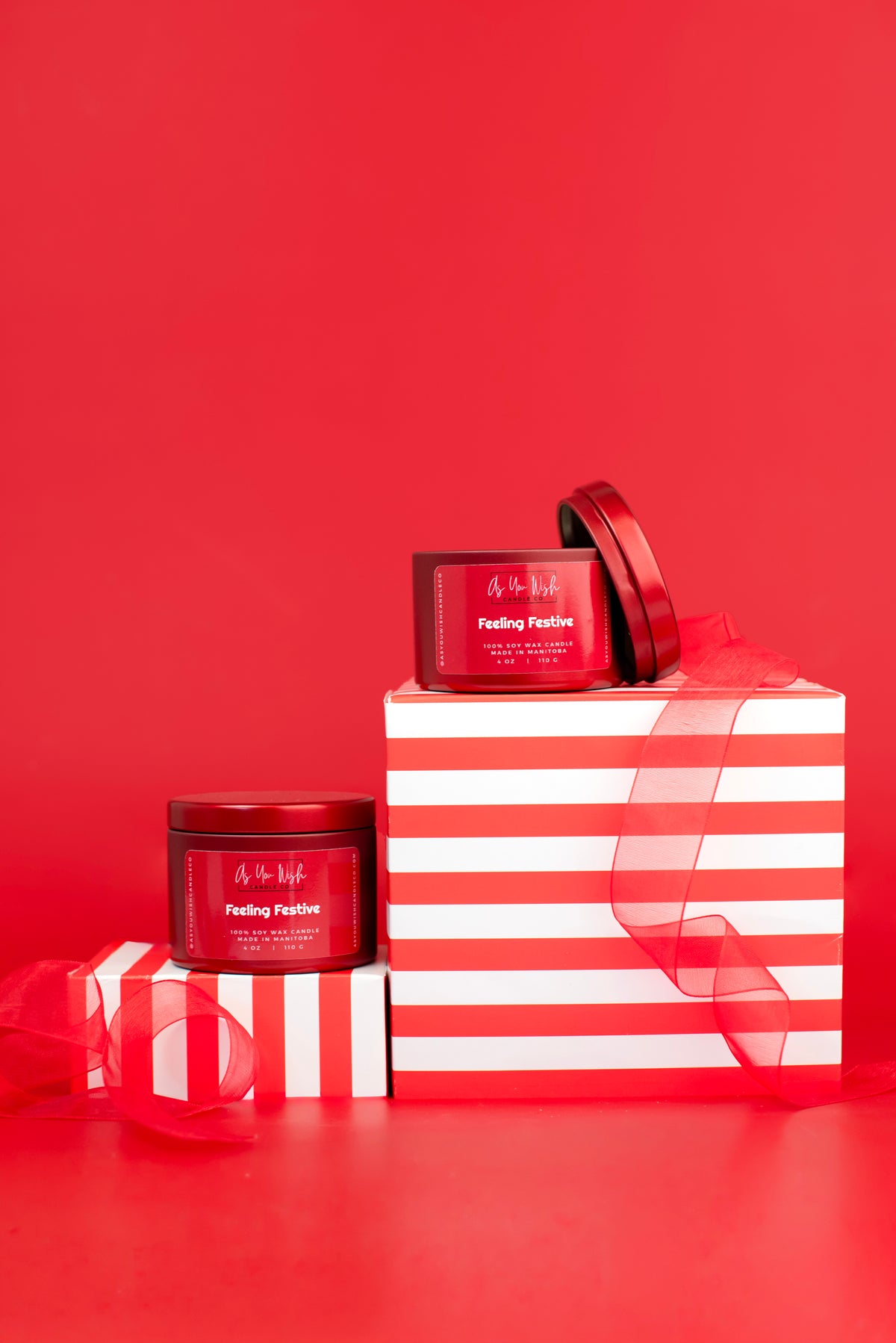 Holiday 4 oz. Candle Tin