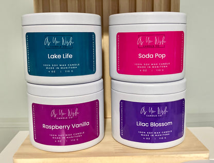 4 oz. Soy Candle Tin