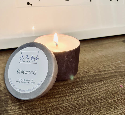 Driftwood - Soy Candle Tin