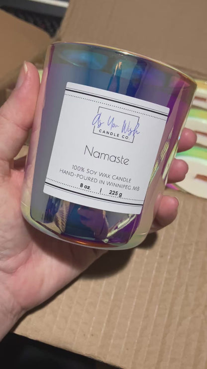 8 oz. Iridescent Jar Soy Candle